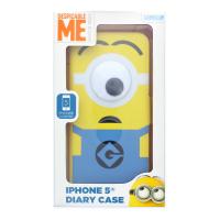 Minions Googly Eye Diary style iPhone 5/5s Case   Angle 1 Preview